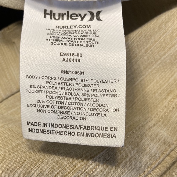 Hurley Nike dri-fit shorts - Picture 7 of 9